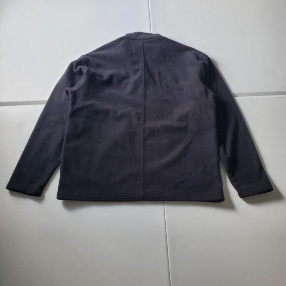 Patagonia Synchilla Jacket Mens Medium Full Zip Fleece Leo Embroidered Black - Picture 3 of 9